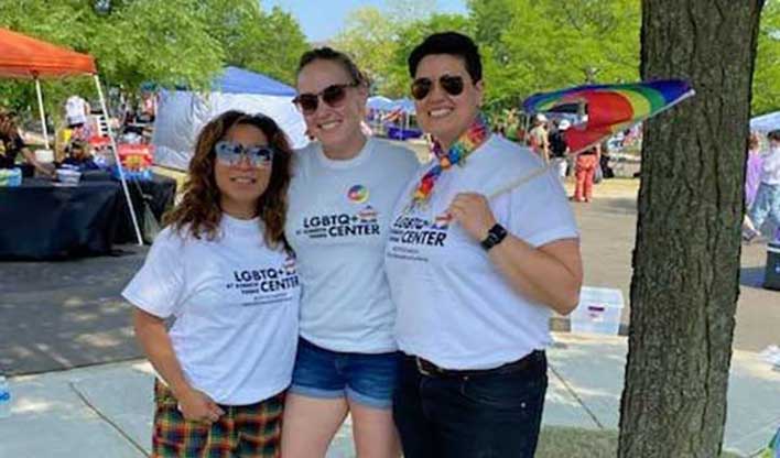 Chest staff at Pridefest