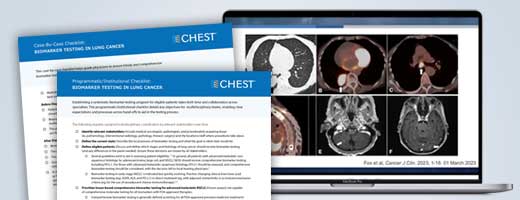 A laptop showing clinical images from the webinar 