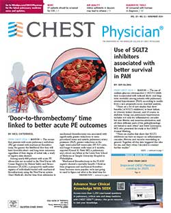 CHEST physician front cover