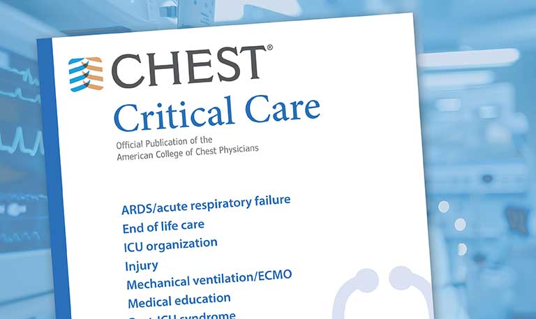 CHEST® Critical Care cover