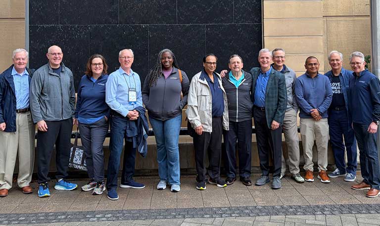 The CHEST Board of Regents volunteering to teach asthma education.