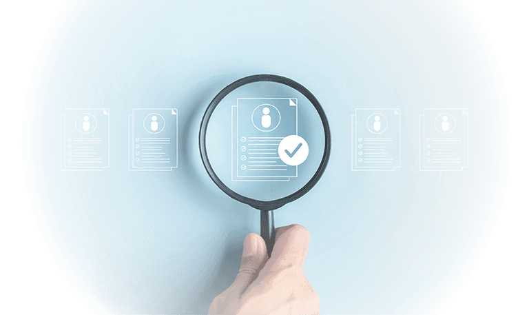 Career connections illustrated on a laptop screen